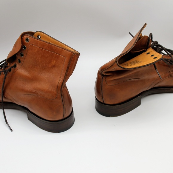 Ralph Lauren RRL Brown Leather Ankle Dress Boot - Picture 3 of 3